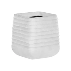 Beliani Plantenbak Voor Buiten PARIKIA - Wit Polyresin -Groene Hoek b1c95e58a2c84895b04cca39c3580720