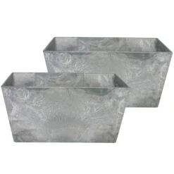 Steege Plantenbak - Gerecycled Kunststof - Grijs - 30 X 14 Cm -Groene Hoek ba307c89e2f440c8b751a52ad504da77