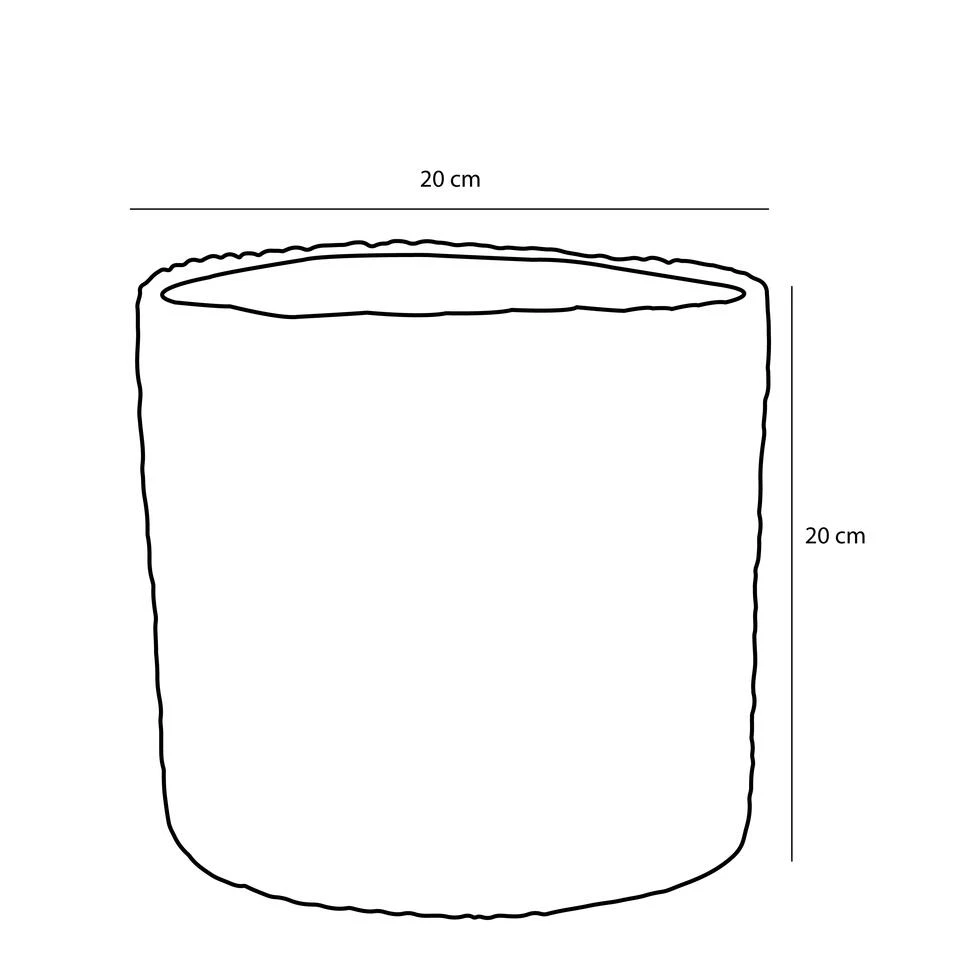 Mica Decorations Plantenpot - Rotan - Bruin - Plantenmand - 20 X 20 Cm 6 Mica Decorations Plantenpot - Rotan - Bruin - Plantenmand - 20 X 20 Cm - Afbeelding 4