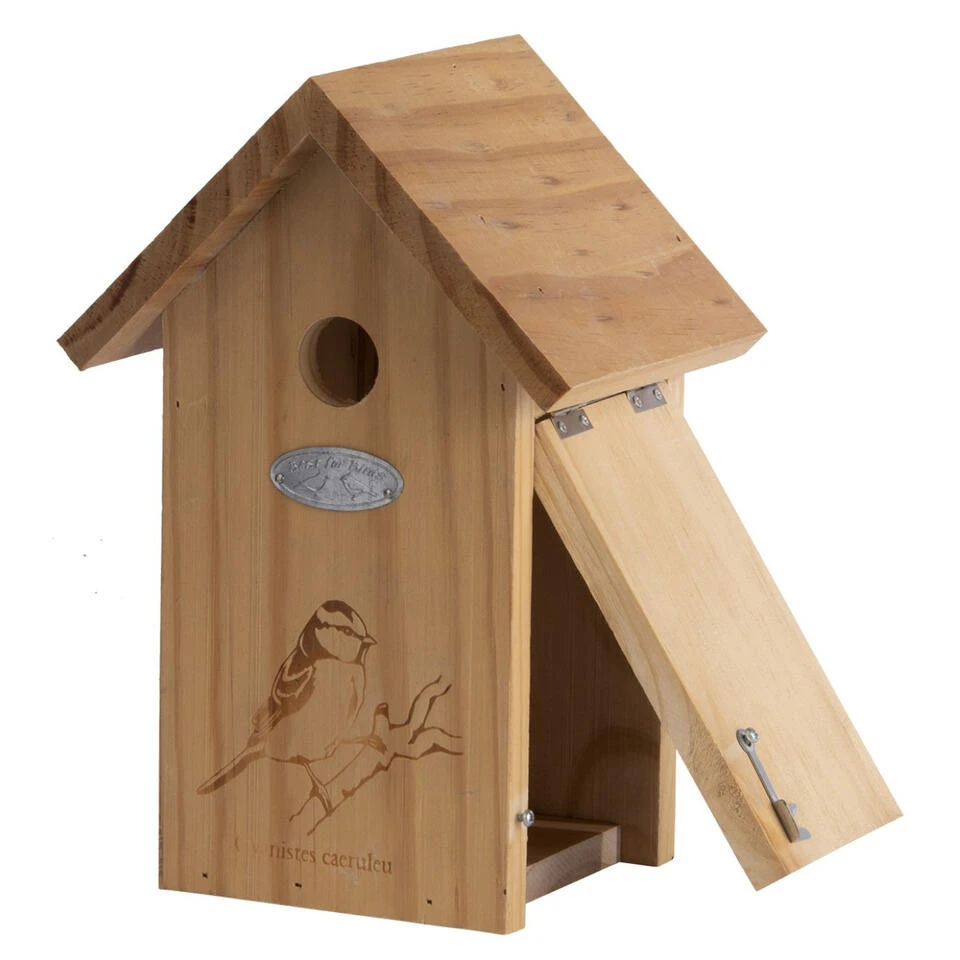 Best For Birds Vogelhuisje - Hout - Pimpelmees Nestkastje - 26 Cm 6 Best For Birds Vogelhuisje - Hout - Pimpelmees Nestkastje - 26 Cm - Afbeelding 4