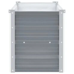 VidaXL Plantenbak Verhoogd 160x40x45 Cm Gegalvaniseerd Staal Grijs -Groene Hoek c54cc71431fa46ce890047c4646250f6