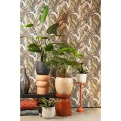 Mica Decorations Plantenpot - Zwart - Mat - Keramiek - 33 X 31 Cm -Groene Hoek c84656de53ff4bebbe49ec02d350af88