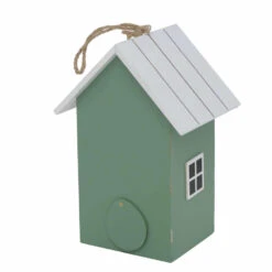 Boltze Vogelhuisje - Groen Met Wit - Houten Nestkastje - 22 Cm -Groene Hoek c8e23535496845269dfa4c18542509cf