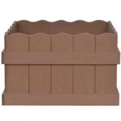 VidaXL Plantenbak Verhoogd 40x40x25 Cm HKC Bruin -Groene Hoek ce8bc829cbfa4e738b8992adce1e9d20