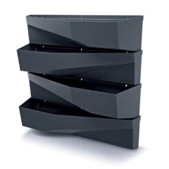Prosperplast Verticale Tuin - 2x - Plantenbakken - Antraciet - 78 Cm -Groene Hoek cf00ca403a6f42cb843186968099a653