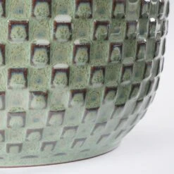 Mica Decorations Daan Bloempot - H20,5 X Ø21,5 Cm - Groen -Groene Hoek cf64d5b2eccd47d1aa961962daf508aa