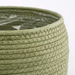 Mica Decorations Jorck Mand Voor Planten - H24 X Ø26 Cm - Groen -Groene Hoek d04596b20be64113ba2a119081bebc2b