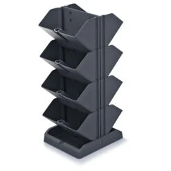 Prosperplast Kruidentuin - Verticaal - Modulair - Antraciet - 48 Cm -Groene Hoek d9a8205e9c414143820e2170be466baf