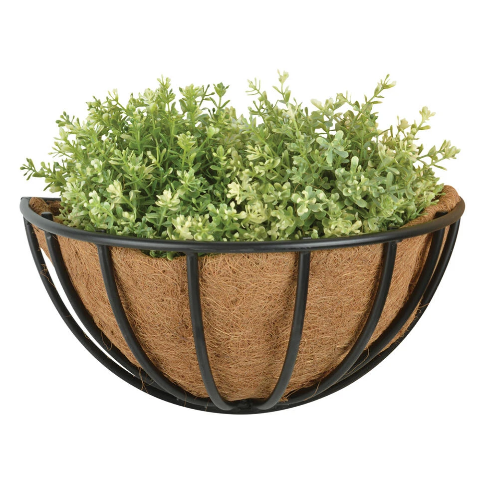 Esschert Design Plantenmand - Hangend - Metaal - 35 X 20 Cm 4 Esschert Design Plantenmand - Hangend - Metaal - 35 X 20 Cm - Afbeelding 2