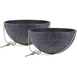 Ter Steege Plantenpot - Hangend - Zwart - Kunststof - 35 X 17 Cm -Groene Hoek dc68447351b94003abc6bf16b80c4e28