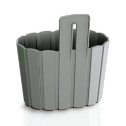 Prosperplast Plantenpot - Steengrijs - Ophang - Kunststof - D20xH15 Cm -Groene Hoek df15753fc617485c8d7aecf52484fa73