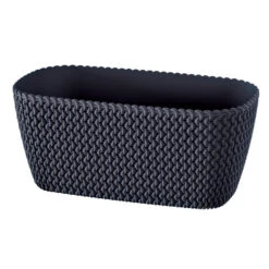 Prosperplast Plantenbak Splofy - Antraciet - Voor Buiten - 40 Cm -Groene Hoek e1c744ad78224f29a840d41093507f58 1