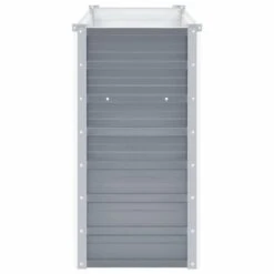 VidaXL Plantenbak Verhoogd 160x40x77 Cm Gegalvaniseerd Staal Grijs -Groene Hoek e511deff7e434b50b832d967108ba974