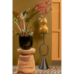 Mica Decorations Bloempot - Zwart - Glanzend - Keramiek - 28 X 25 Cm 7 Mica Decorations Bloempot - Zwart - Glanzend - Keramiek - 28 X 25 Cm -Groene Hoek e684c388fd6448549a4605dc4b56ed5c