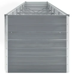VidaXL Plantenbak Verhoogd 480x80x45 Cm Gegalvaniseerd Staal Grijs -Groene Hoek e74d73482e6d49459e08fd0ec85d16ac