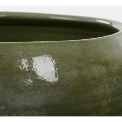 Mica Decorations Plantenpot - Groen - Glans - Keramiek - 28 X 12 Cm -Groene Hoek ee99a8dc9eea4530a4fc50e0cbef7b1d
