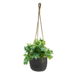 Steege Plantenpot - Hangend - Grijs - Zeegras - 19 X 17 Cm -Groene Hoek efcf7594da8c42b19f288946faca08ab