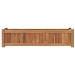 VidaXL Plantenbak Verhoogd 100x30x25 Cm Massief Teakhout -Groene Hoek f093e560d41643d09f332f6a4cb5e062