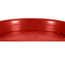 EDA Bloempot - Toscane - Onderschaal - Rood - Kunststof - D28 Cm -Groene Hoek f2f2bea398eb48c4bb5b0340850a9eda