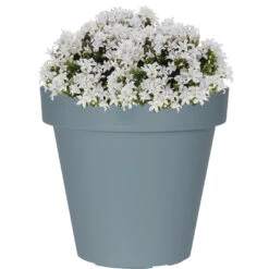 Pro Garden Plantenpot/bloempot - Tuin - Kunststof - Blauw - D35 Cm -Groene Hoek fdaefe9b2195493bbbdc64a3c6857ef9