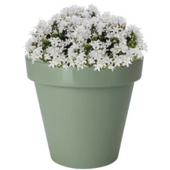 Pro Garden Plantenpot/bloempot - Tuin - Kunststof - Groen - D20 Cm -Groene Hoek fdb5fdcd156148b183858f40ecc8ec9a