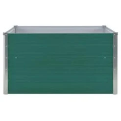 VidaXL Plantenbak Verhoogd 100x100x45 Cm Gegalvaniseerd Staal Groen -Groene Hoek feadc45980584ae38626287b53d86e62