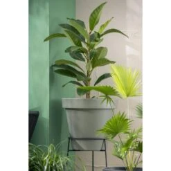 Bloempot Finn - Groen - 90% Gerecycled Kunststof - ø50 Cm -Groene Hoek sf 54211142 1012